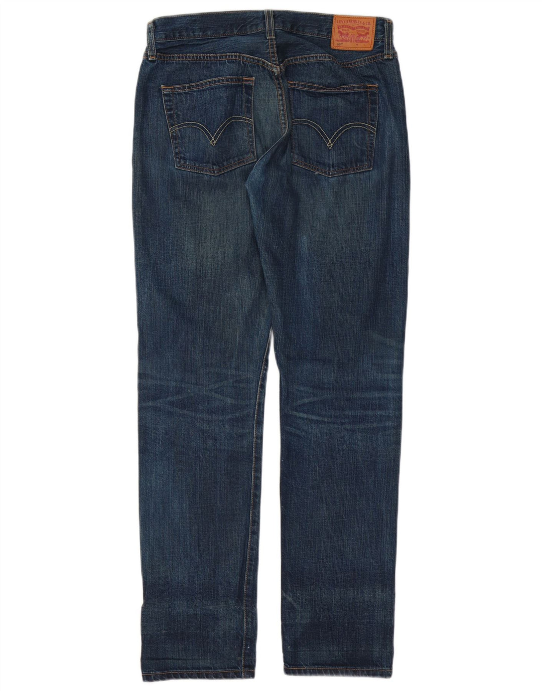 LEVI'S Γυναικείο τζιν 501 ίσιο W27 L32 Μπλε βαμβακερό