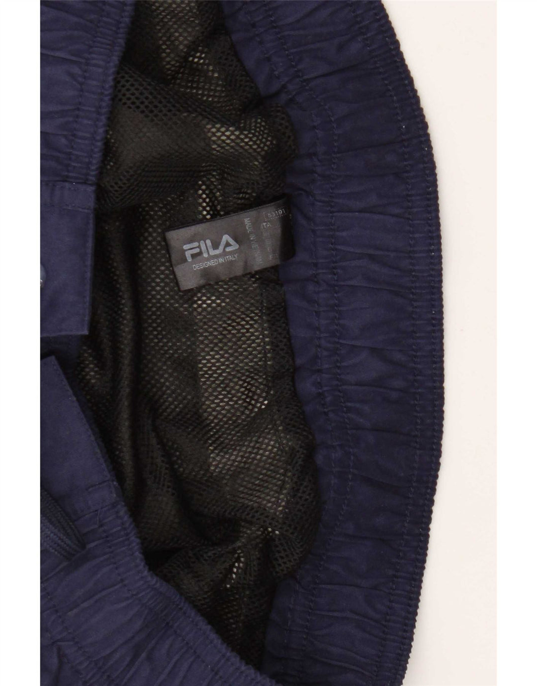 Ανδρικό γραφικό σορτς κολύμβησης Fila Small Grey Colourblock Polyester
