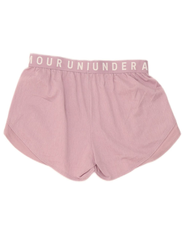 Γυναικείο γραφικό αθλητικό σορτς Under Armour UK 10 Small Pink Polyester