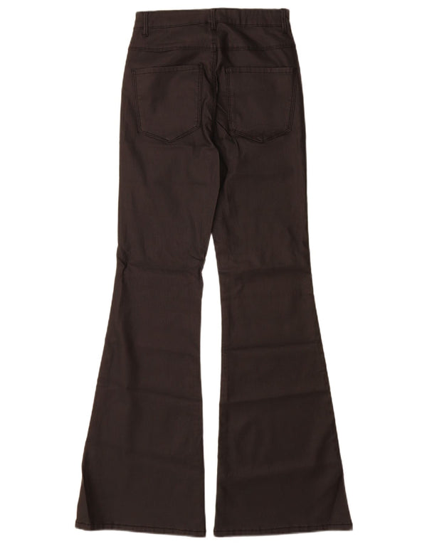 Μόνο Γυναικείο Flare Casual Παντελόνι Small W26 L30 Black Viscose