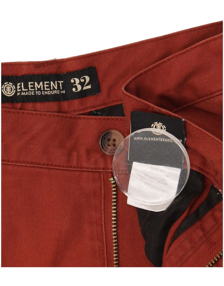 Element Ανδρικό σορτς Chino W32 Μεσαίο καφέ Πολυεστέρας