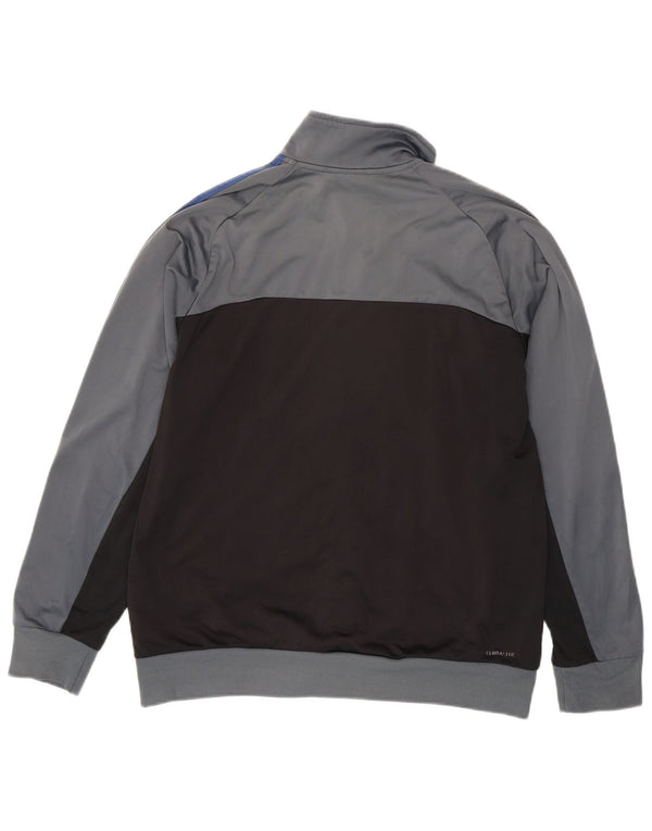 Ανδρική φόρμα Adidas Top Jacket UK 44/46 Large Grey Colourblock Polyester