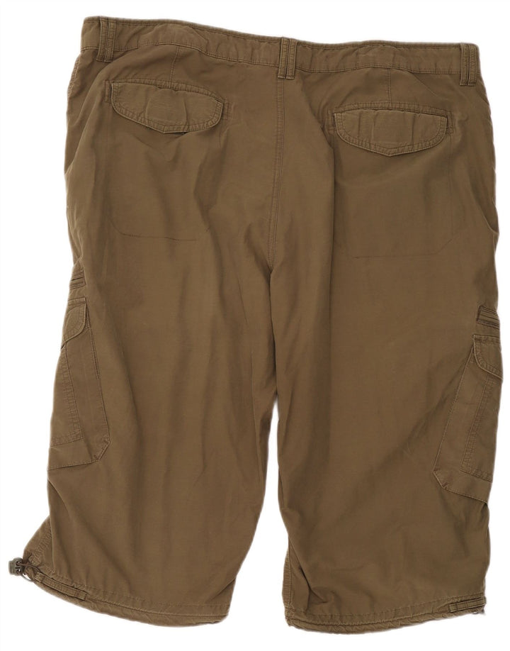 Ανδρικό σορτς Cargo Marks & Spencer W38 XL Χακί βαμβακερό