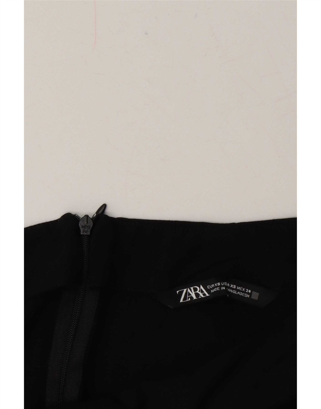 Zara Γυναικεία Midi Φούστα XS W24 Μαύρη