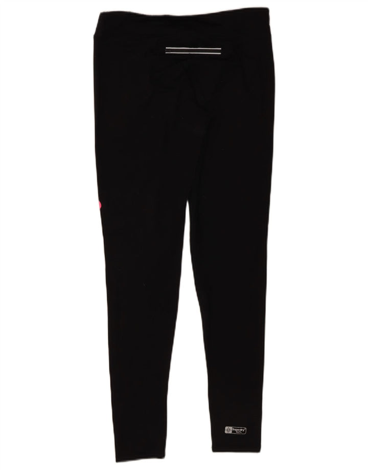 Γυναικεία γραφικά κολάν SUPERDRY UK 10 Small Black