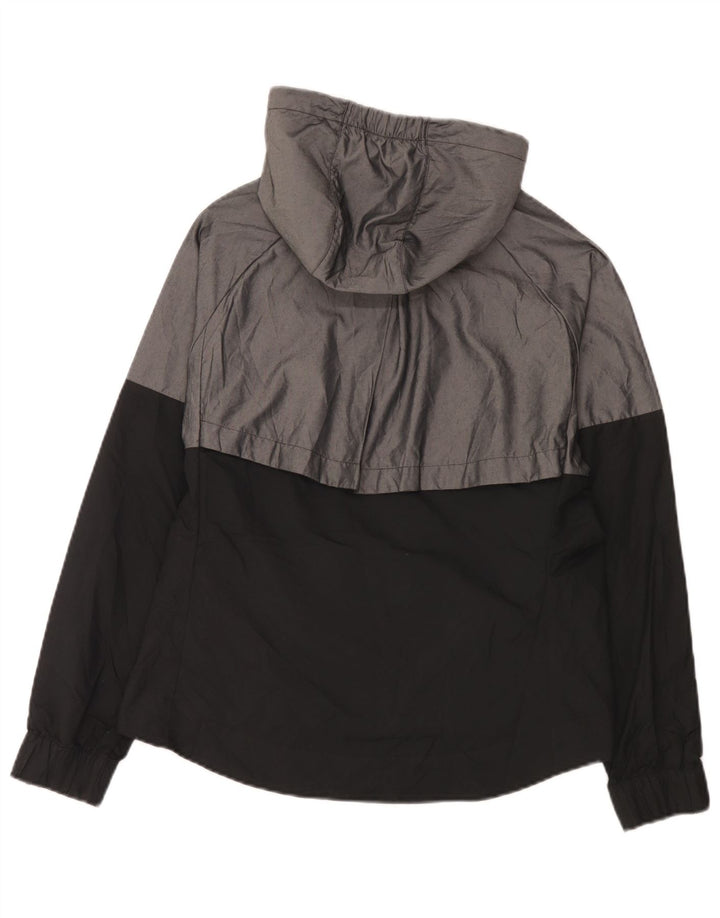 Ανδρικό μπουφάν βροχής με κουκούλα Nike UK 38 Medium Grey Colourblock Nylon