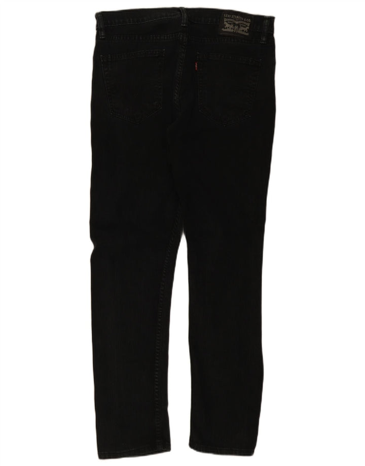 Ανδρικό τζιν Levi's Slim W34 L30 μαύρο βαμβακερό