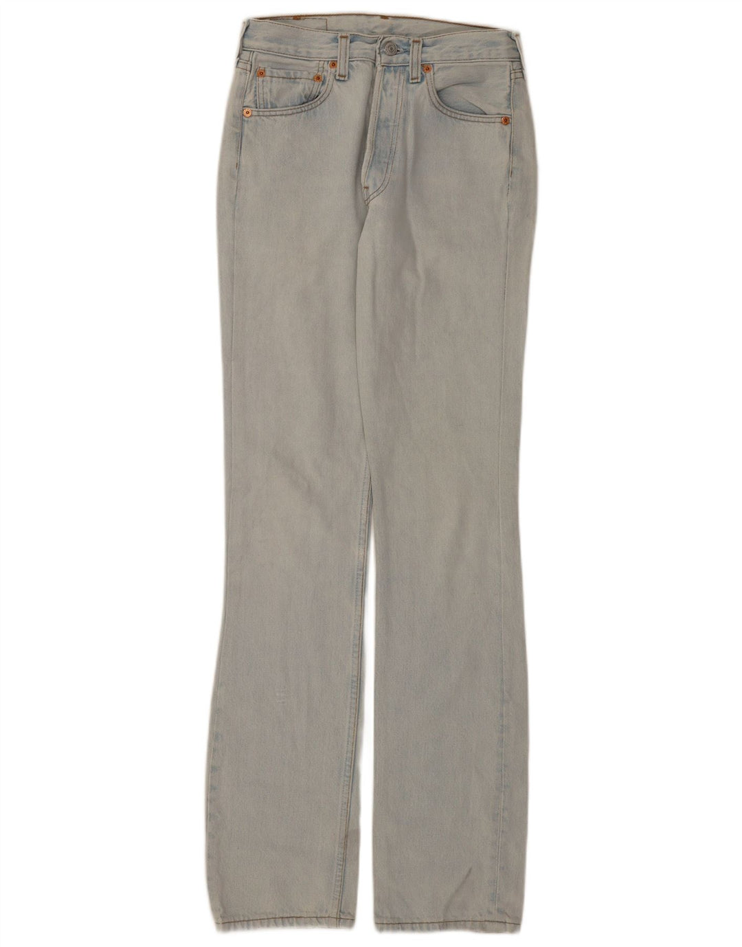 Levi's Womens 501 Bootcut Jeans W27 L34 Blue