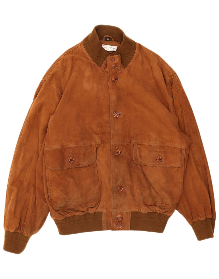 Bata and More Ανδρικό καστόρι Bomber Jacket IT 50 Large Brown Leather