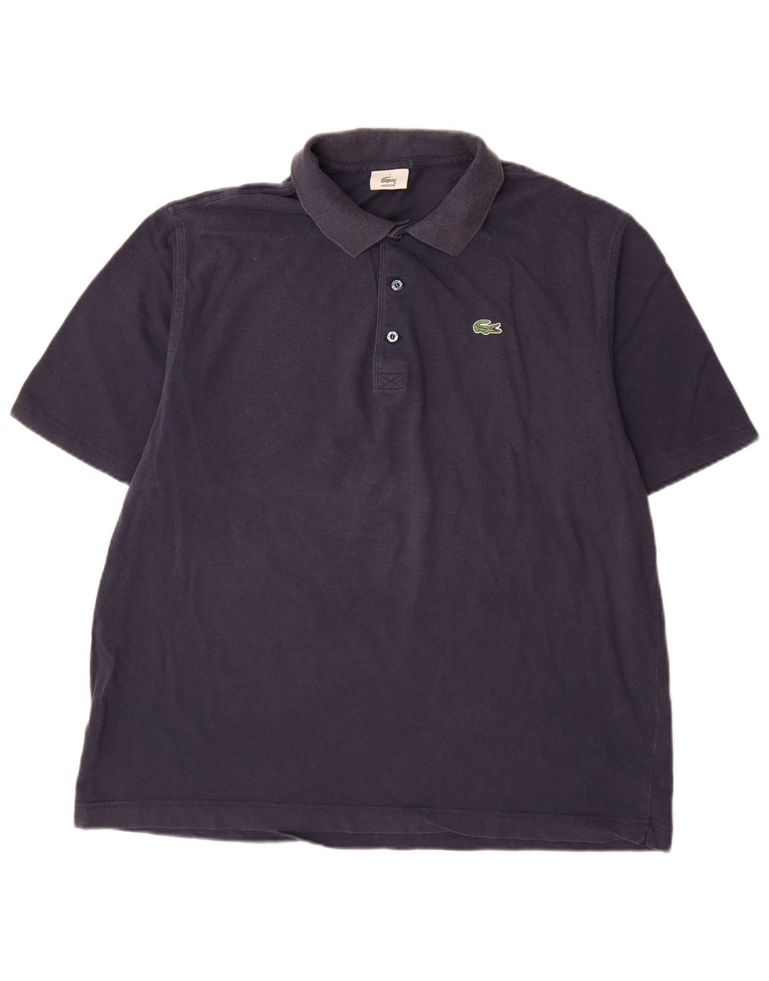 Ανδρικό πουκάμισο πόλο Lacoste, νούμερο 7 XL, Navy Blue, βαμβακερό