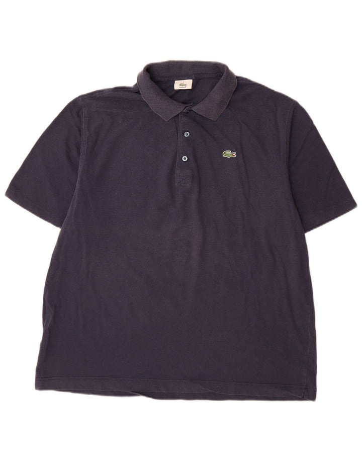 Ανδρικό πουκάμισο πόλο Lacoste, νούμερο 7 XL, Navy Blue, βαμβακερό