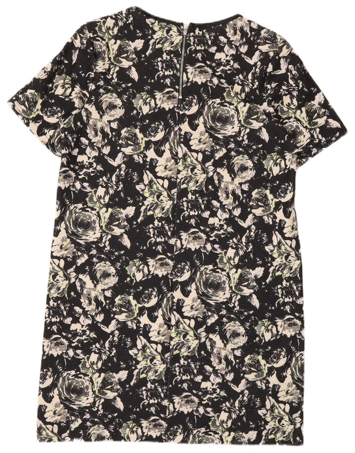 Γυναικείο φόρεμα Oasis Basic UK 14 Medium Black Floral Polyester