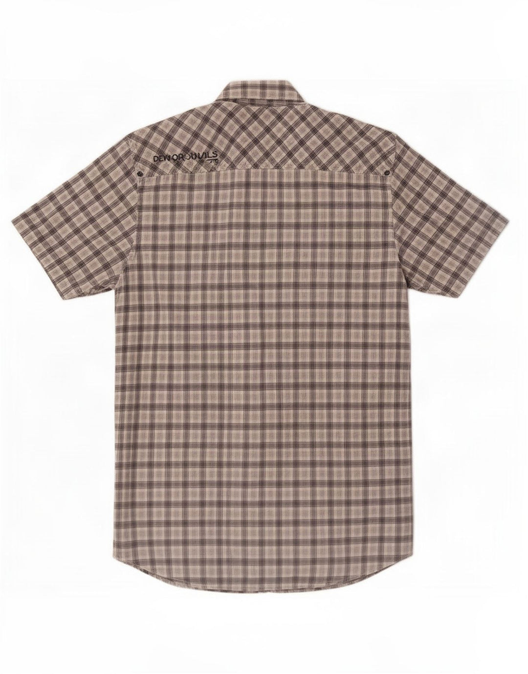 Jack & Jones Ανδρικό κοντομάνικο πουκάμισο, μεσαίο γκρι, βαμβακερό