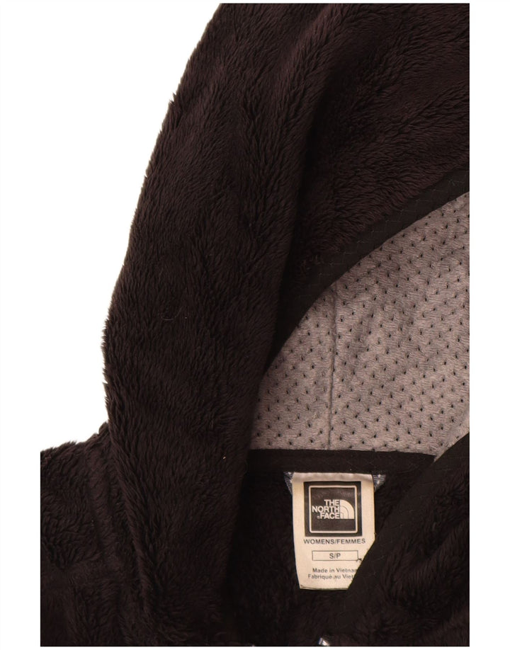 THE NORTH FACE Γυναικείο Fleece Jacket με κουκούλα UK 10 Small Black Polyester