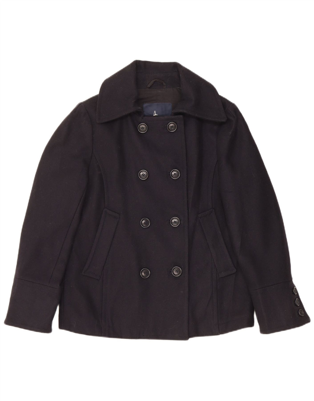 Marina Yachting Γυναικείο Παλτό μπιζελιού IT 44 Medium Black New Wool