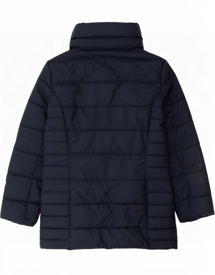 Marks & Spencer Γυναικείο παλτό UK 12 Medium Navy Blue Polyester