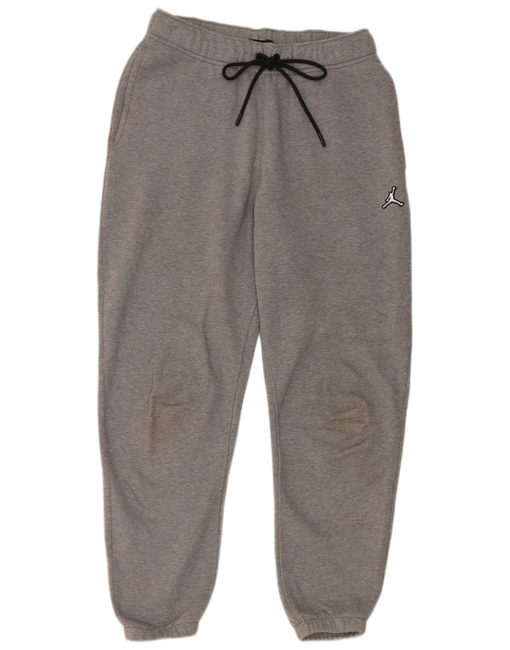 Jordan Ανδρική φόρμα παντελόνι Joggers Small Grey Cotton