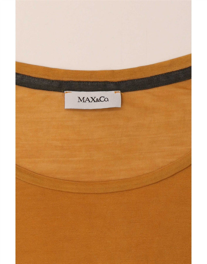 Max & Co. Γυναικείο T-Shirt Top UK 16 Large Brown