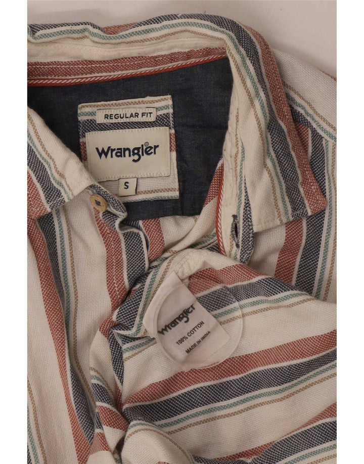 Ανδρικό πουκάμισο Wrangler Regular Fit Μικρό πολύχρωμο βαμβακερό ριγέ
