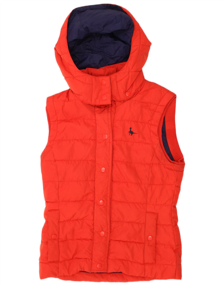 JACK WILLS Γυναικεία κουκούλα με επένδυση Gilet UK 8 Μικρός κόκκινος πολυεστέρας