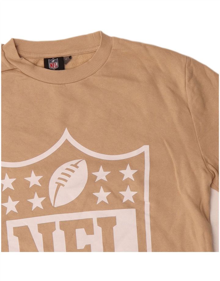 Γυναικείο Φούτερ NFL Graphic Jumper UK 14 Medium Beige Cotton