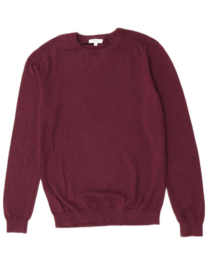Ανδρικό πουλόβερ Reiss Crew Neck Jumper Μαλλί μεσαίου χρώματος