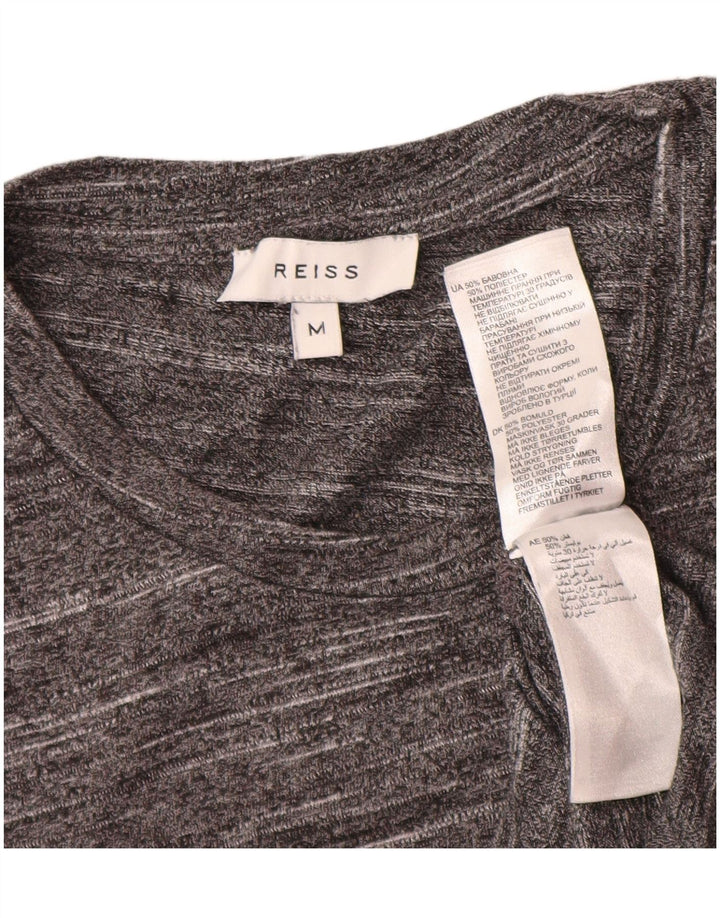 Ανδρικό T-Shirt Reiss Top Βαμβακερό μεσαίο γκρι