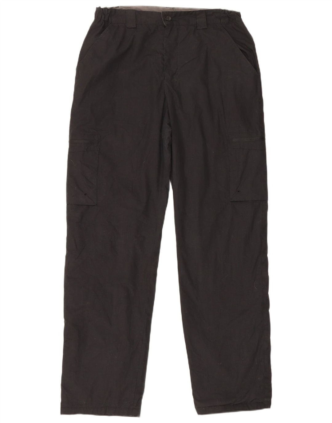 Mountain Warehouse Ανδρικό ίσιο παντελόνι Cargo W32 L31 Μαύρο πολυεστέρα