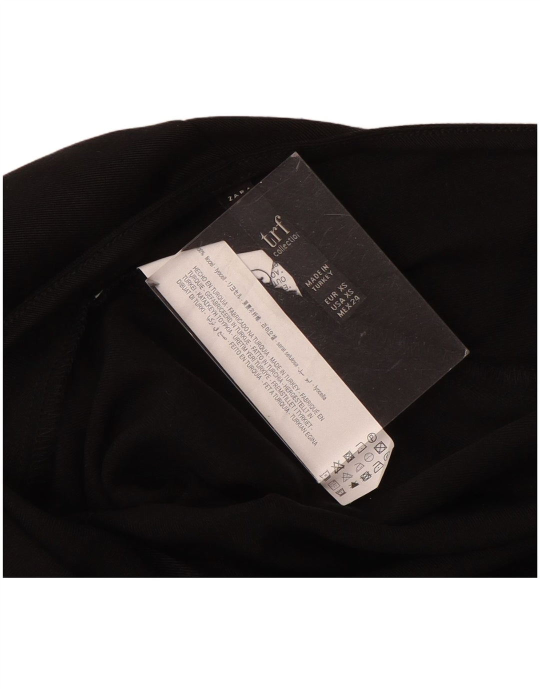 Zara γυναικεία φόρμα UK 6 XS Black Lyocell