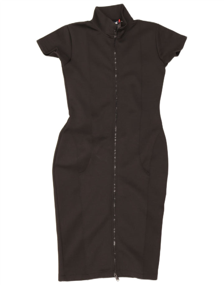Γυναικείο φόρεμα Mistral Graphic Bodycon UK 14 μεγάλο μαύρο πολυεστέρα