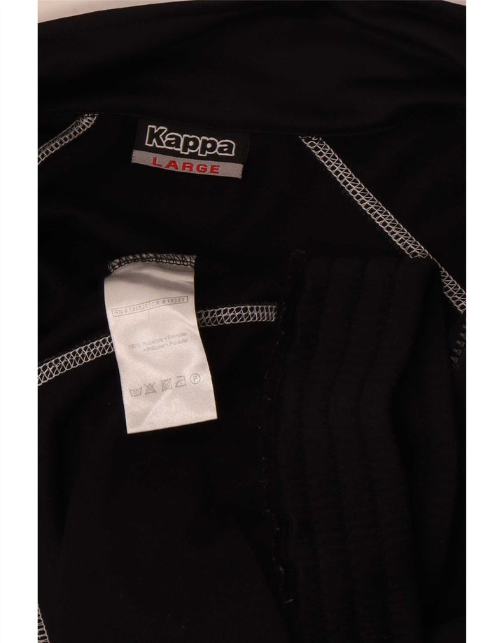 Ανδρική φόρμα γραφικής φόρμας Kappa Top Jacket Large Black Colourblock Polyester