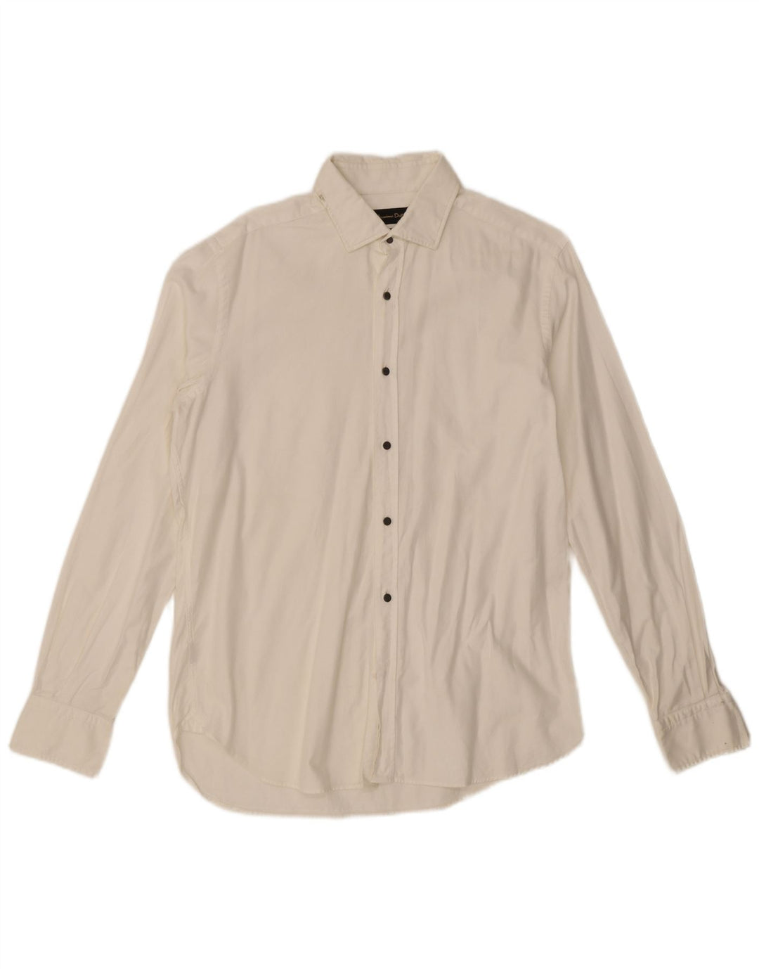 Ανδρικό πουκάμισο Massimo Dutti, μεσαίο λευκό