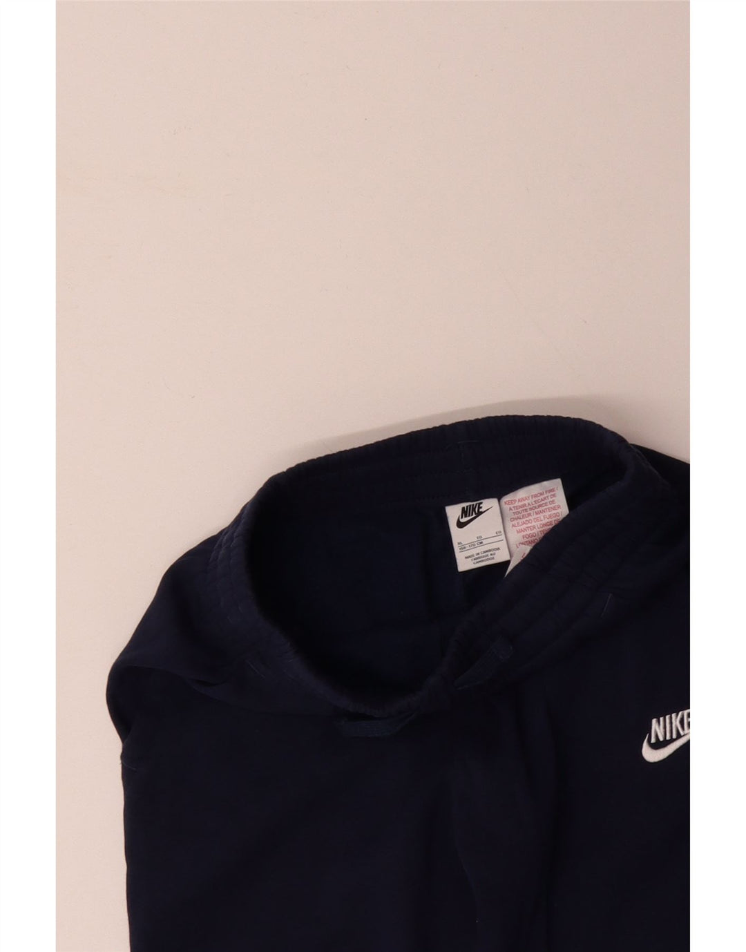 NIKE Boys αθλητική φόρμα παντελόνι Joggers 13-14 ετών XL Navy Blue Cotton