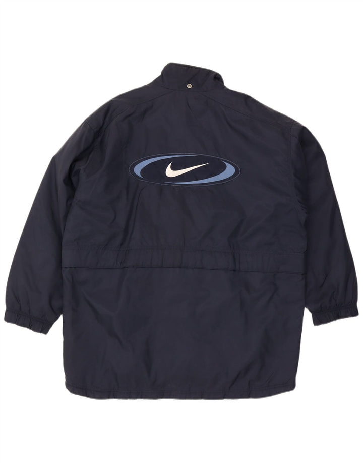 Ανδρικό γραφικό μπουφάν Nike Windbreaker UK 42/44 Large Navy Blue Nylon