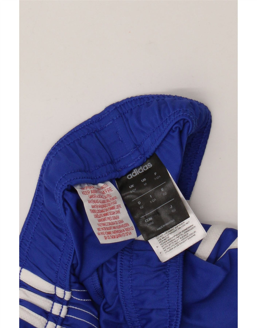 Αθλητικό σορτς Adidas Boys Climalite 11-12 ετών μπλε πολυεστέρα