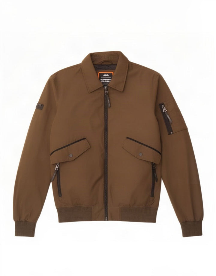 Ανδρικό μπουφάν Superdry Bomber UK 38 Medium Khaki Polyester