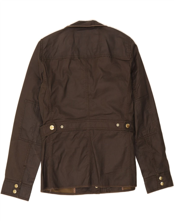 J. CREW Γυναικείο Utility Jacket UK 10 Small Brown Βαμβακερό
