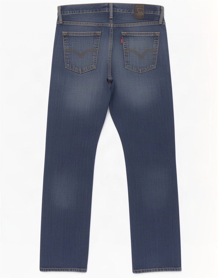 Levi's Mens 514 Straight Jeans W32 L32 Blue Cotton