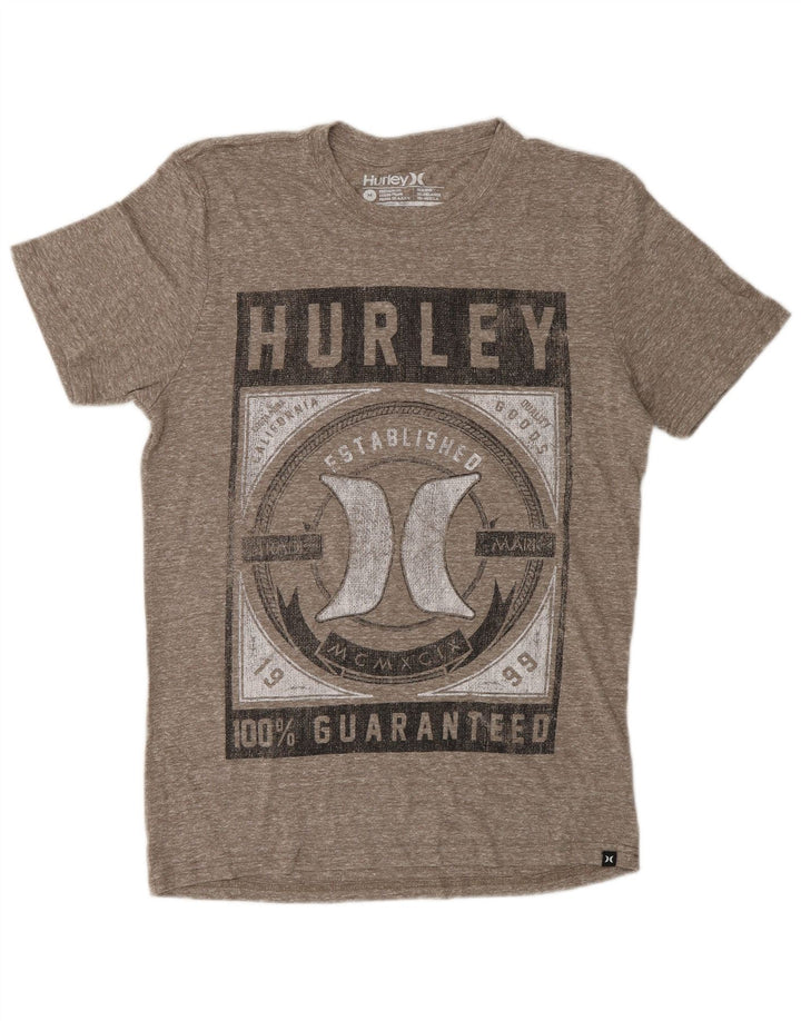 HURLEY Ανδρικό γραφικό μπλουζάκι Premium Fit Top Medium Grey Flecked