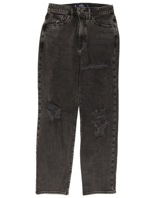 Hollister Γυναικεία στραβά τζιν US 3 Small W26 L27 Γκρι