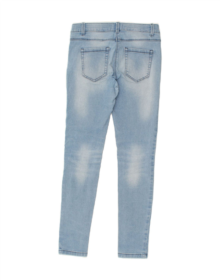 BENETTON Girls Skinny Jeans 10-11 Years XL W26 L26  Blue Cotton | Vintage Benetton | Thrift | Second-Hand Benetton | Used Clothing | Messina Hembry 