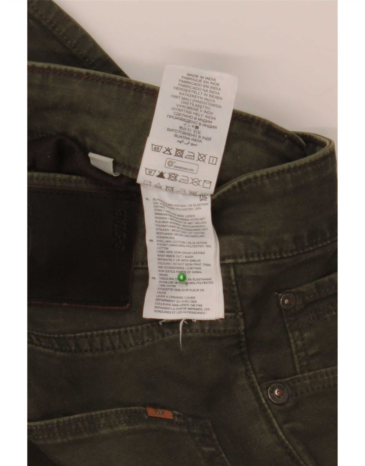 Ανδρικό Slim Jeans G-Star W30 L32 Χακί βαμβακερό