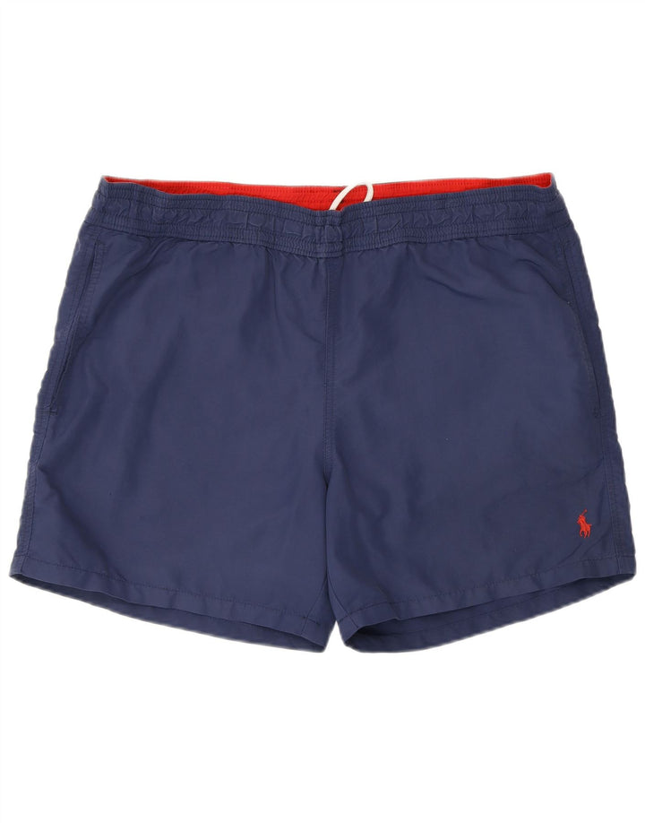 Ανδρικό σορτς κολύμβησης Polo Ralph Lauren, μεσαίο ναυτικό μπλε νάιλον