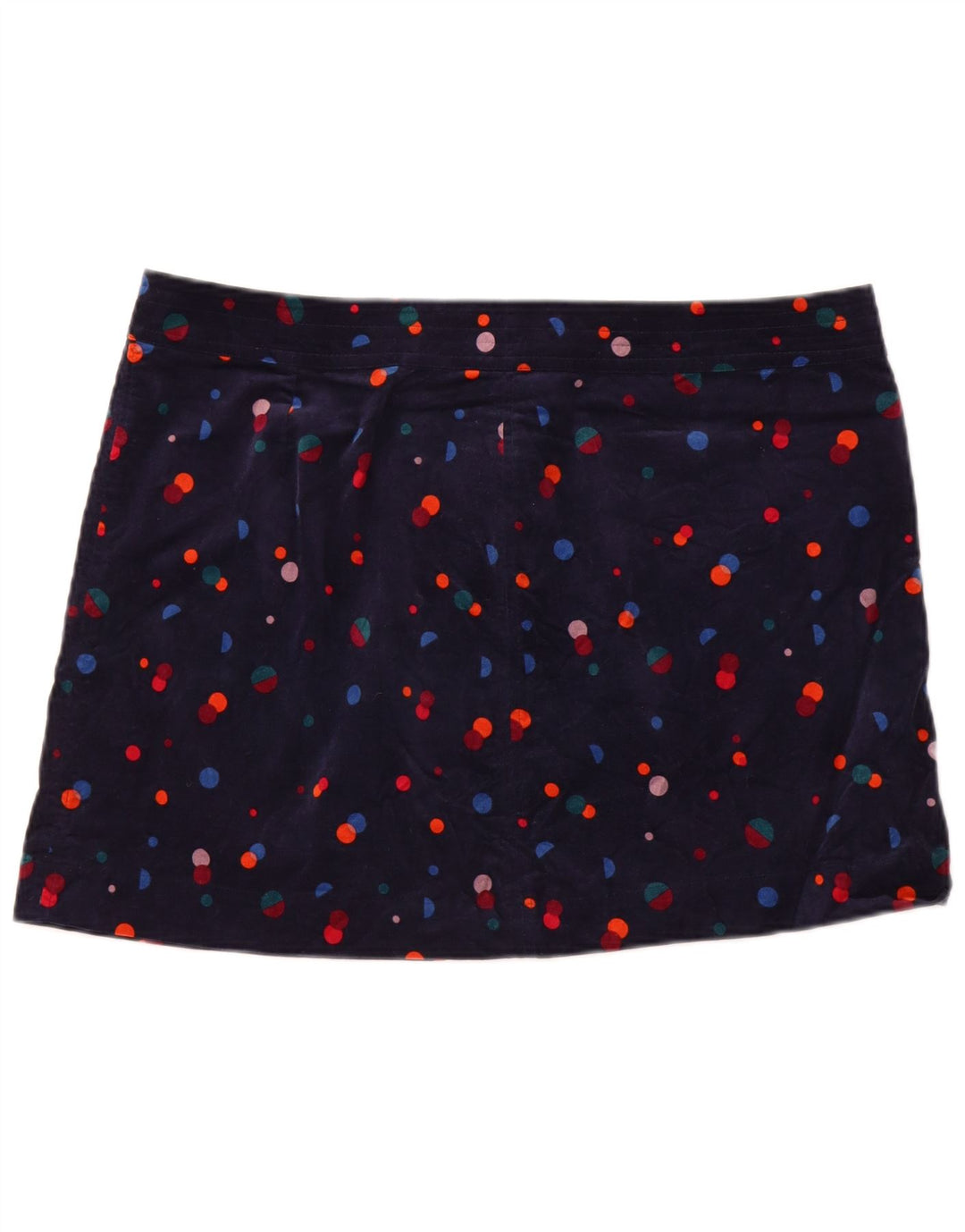 Γυναικεία βελούδινη μίνι φούστα MONSOON UK 20 2XL W40 Βαμβακερή σε μπλε μπλέ