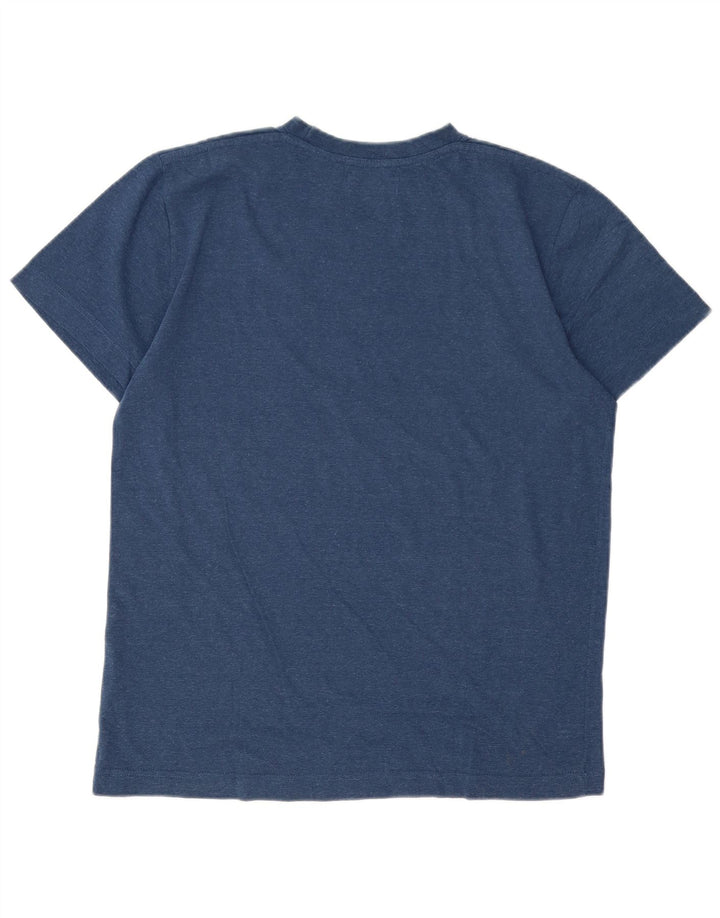 Ανδρικό T-Shirt KAPPA Top Medium Navy Blue Βαμβακερό