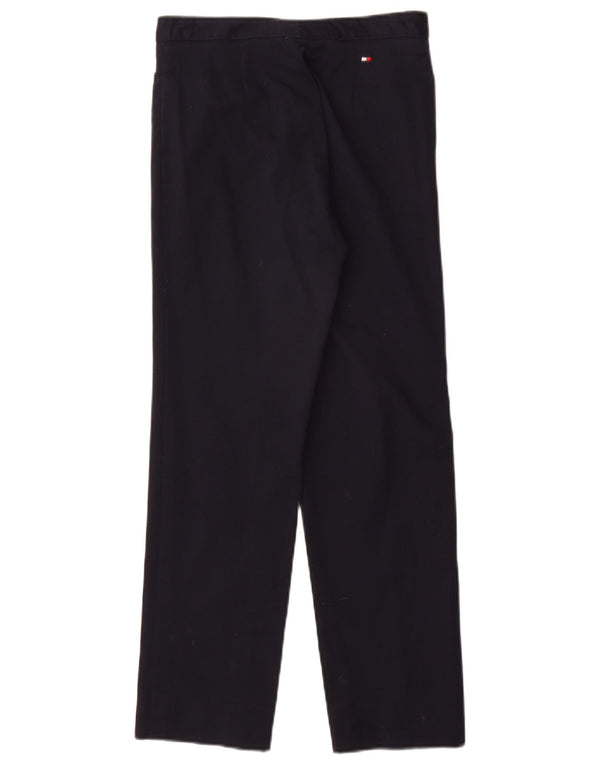 TOMMY HILFIGER Γυναικείο ίσιο παντελόνι Chino W26 L27 Navy Blue Cotton