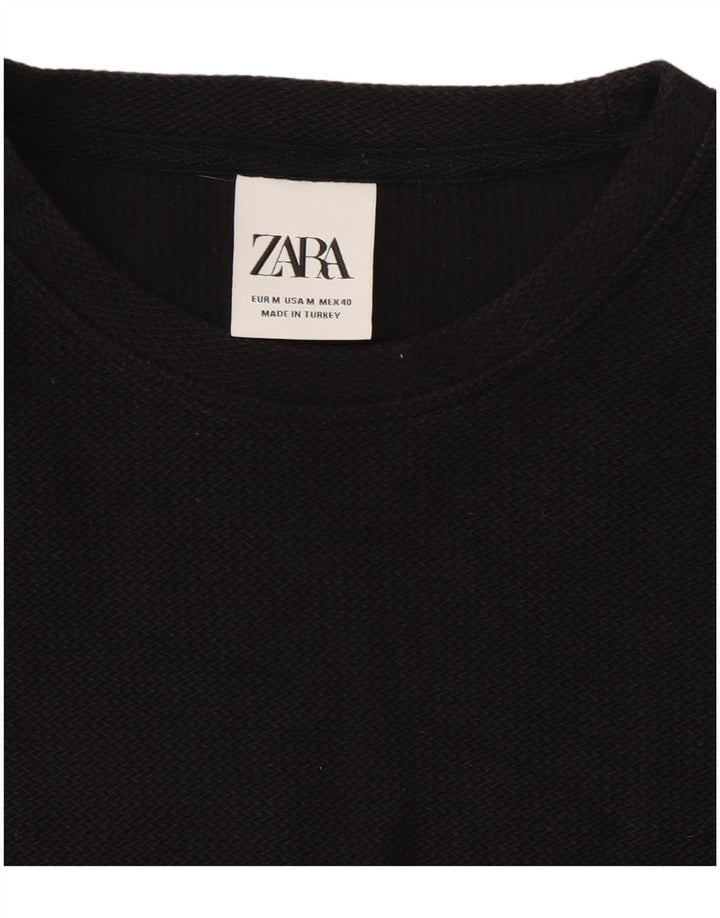 Ανδρικό T-Shirt Zara Top Μεσαίο Μαύρο