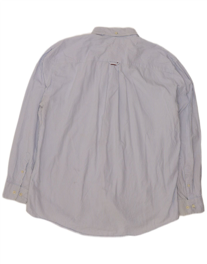 Ανδρικό πουκάμισο Tommy Hilfiger 2XL Μπλε ριγέ βαμβακερό