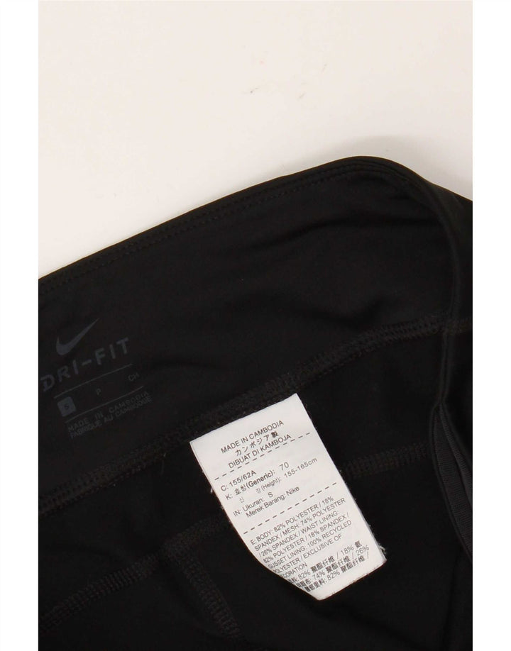 Nike Γυναικεία κολάν Capri Climalite UK 10 Small Black Polyester