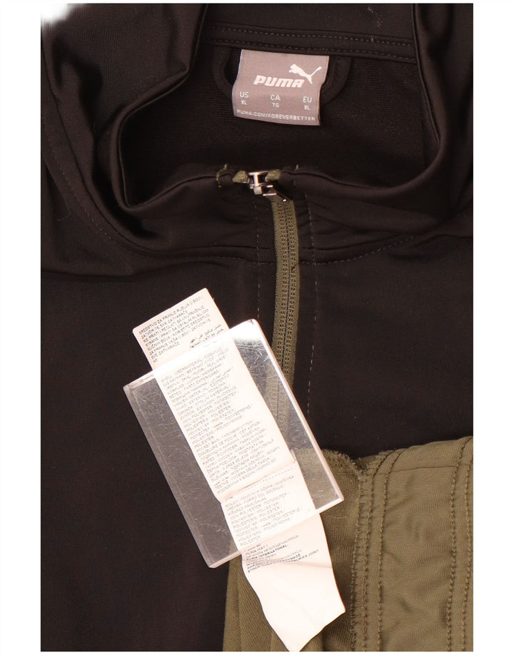Ανδρική φόρμα Puma Top Jacket XL Khaki Colourblock Polyester